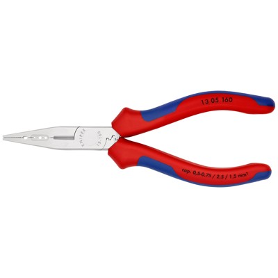 Verdrahtungszange 13 05 160 verchromt Mehrkomponenten 160mm von Knipex