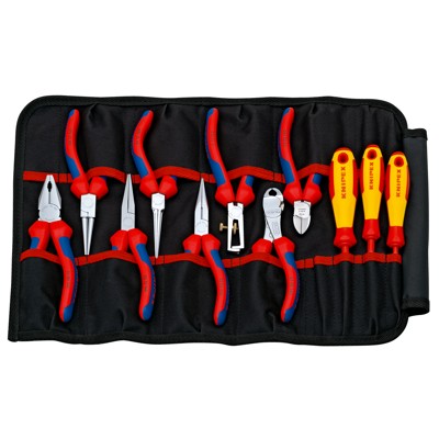 Werkzeug-Sortiment 00 19 41 11-teilig Rolltasche von Knipex