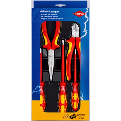 Werkzeug-Sortiment 00 20 13 5-teilig Kunststoffverpackung von Knipex