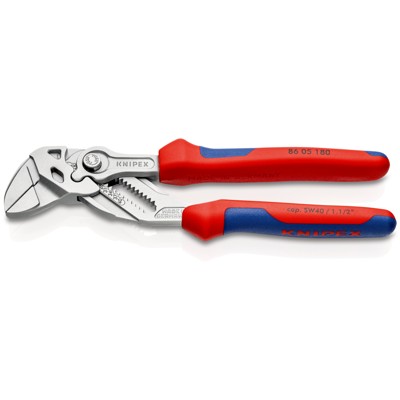 Zangenschlüssel 86 05 180 verchromt Mehrkomponenten 180mm von Knipex