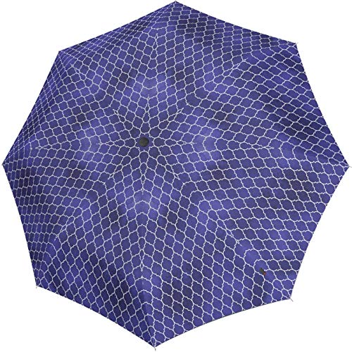 Knirps Damen Stockschirm T.760 Automatik UV-Schutz Regenerate - blue von Knirps