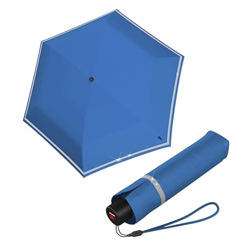 Knirps Kinder-Taschenschirm Rookie Reflective mit Reflexborte - surf von Knirps