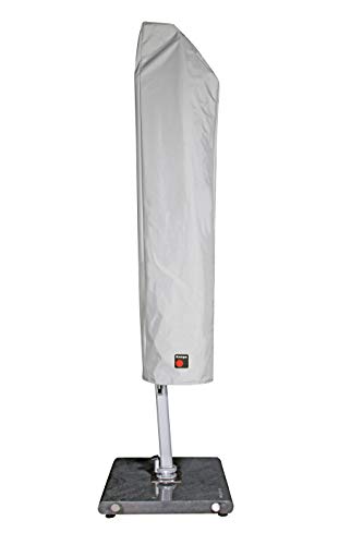 Schutzhülle für Knirps Pendelschirm 275x275 cm – Wasserdicht und wetterfest – Komfortables Verschließen – Grau von Knirps