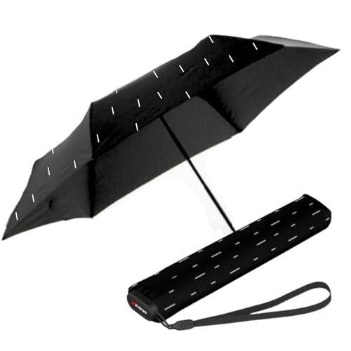 Knirps Taschenschirm US.050 Ultra Light Slim Manual Rain - Black von Knirps