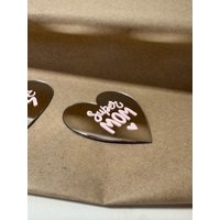 Mini Herz Statement Spiegel Hey Du Hübsches Ding Geschenk Freundin Mama Bff Cool Cat Mädchen Muttertag von KnirpskramAT