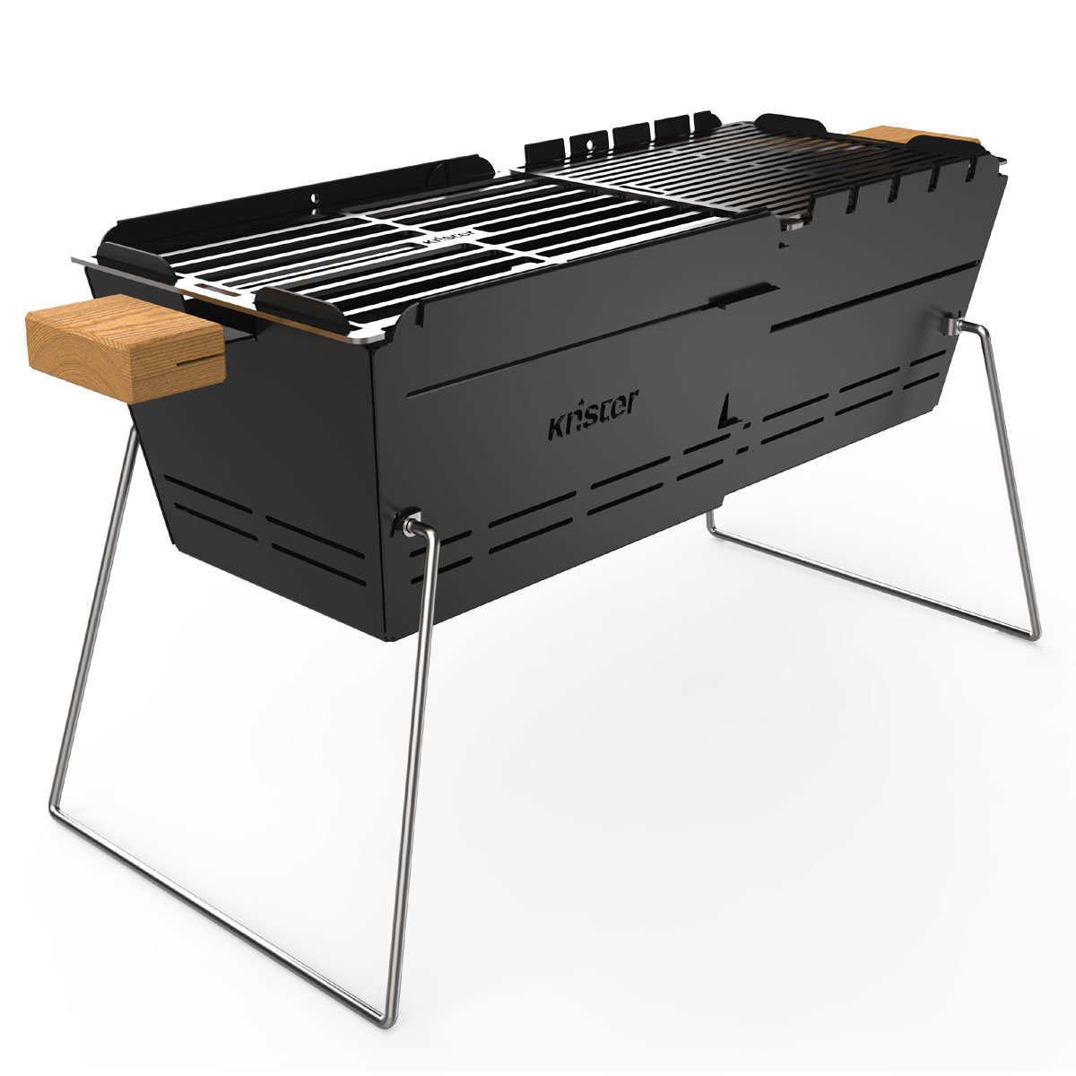 Knister Grill Original – tragbarer Holzkohlegrill von Knister GmbH