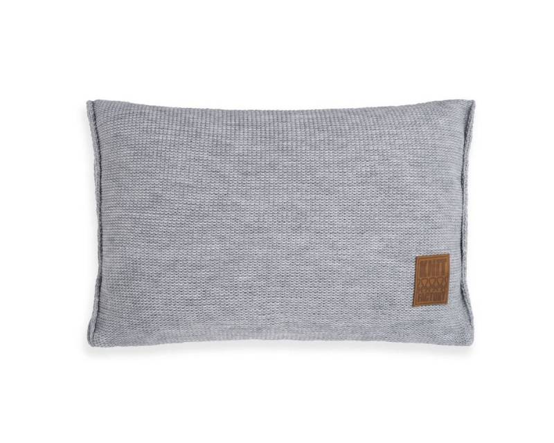 Knit Factory Dekokissen Knit Factory Uni Kissen Grau - 60x40 Knit Factory Dekokissen Knit Factory Uni Kissen Grau - 60x40 von Knit Factory