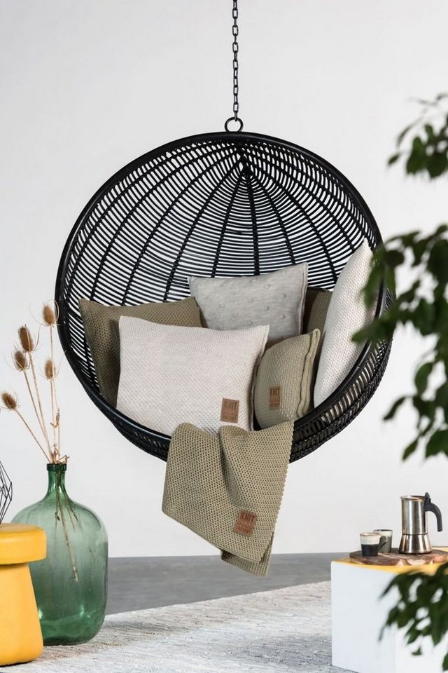 Wolldecke Maxx Plaids 160x130 cm Glatt Grau, Knit Factory, Tagesdecke Kuscheldecke Decke Wohndecke von Knit Factory