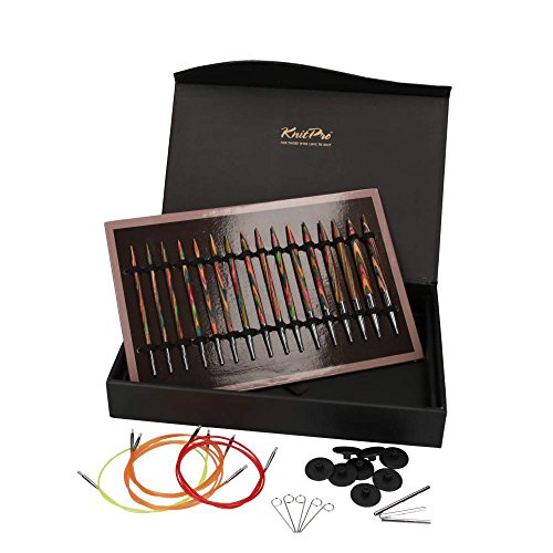 Knit Pro Set SYMFONIE in Box austauschbare Rundstricknadeln, Holz, Symphonie, 27 x 18 x 4 cm von KnitPro