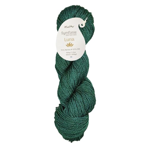 Luna Symfonie Yarns von Knitpro ca. 182 m/ 100 g Emerald Green Luna Symfonie Yarns von Knitpro ca. 182 m/ 100 g Emerald Green von KnitPro