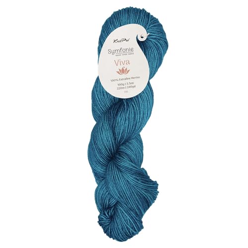 Viva Symfonie Yarns von Knitpro ca. 220 m/ 100 g Peacock Green von KnitPro