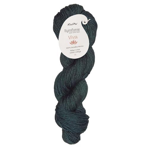 Viva Symfonie Yarns von Knitpro ca. 220 m/ 100 g Spinach Leaf von KnitPro