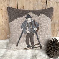 Handgestrickter Alpaka Kissenbezug | 20x20 Handgestrickter Alpaka Kissenbezug | 20x20 von KnitKnotHome