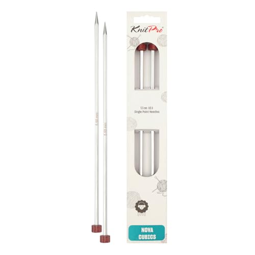 KnitPro K12280 Jackenstricknadeln, Holz, Mehrfarbig, 5,5 mm von KnitPro