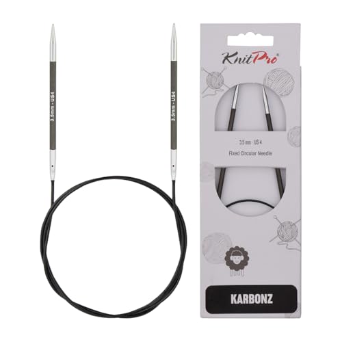 KnitPro Karbonz Rundstricknadel 32" (80cm) | 3,5mm von KnitPro
