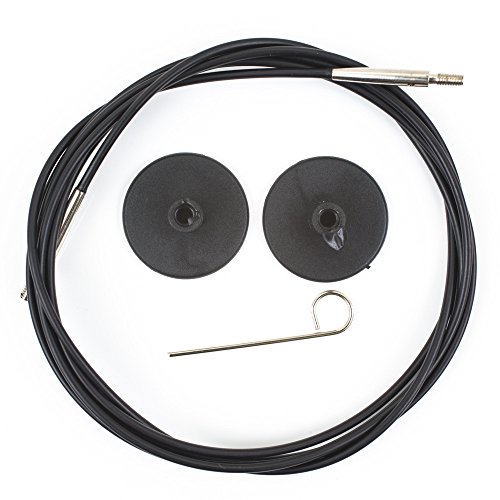 KnitPro Strickkabel mit Stecker, Kunststoff, Black, 126cm KnitPro Strickkabel mit Stecker, Kunststoff, Black, 126cm von KnitPro