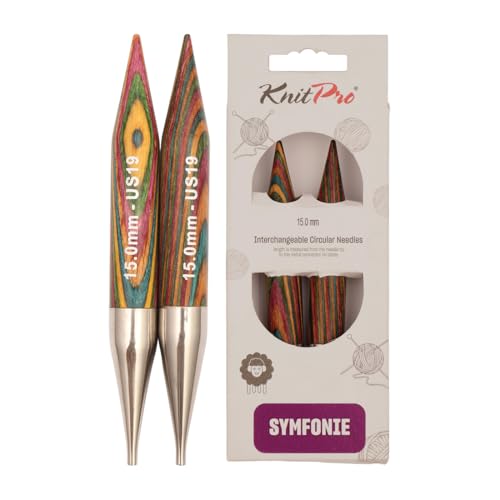 KnitPro Symfonie Austauschbare Nadelspitzen 5" (13cm) | 15mm von KnitPro