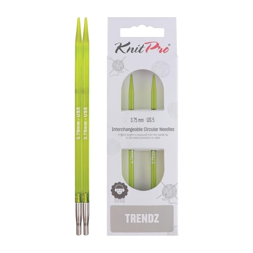 KnitPro Trendz Interchangeable Circular Needles 5" (13cm) | 3,75mm KnitPro Trendz Interchangeable Circular Needles 5" (13cm) | 3,75mm von KnitPro