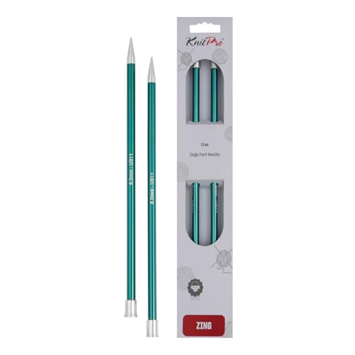 Knit Pro Zing Jackennadeln-25 cm-8,00 mm, Grün Knit Pro Zing Jackennadeln-25 cm-8,00 mm, Grün von KnitPro