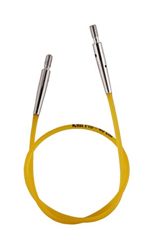 KnitPro K10631 Nadelseil Gelb, 40cm Strickkabel, nylon, 15 x 0.3 x 0.3 cm KnitPro K10631 Nadelseil Gelb, 40cm Strickkabel, nylon, 15 x 0.3 x 0.3 cm von KnitPro