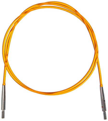 KnitPro Nadelseil Orange, 80cm Strickkabel, Nylon, 55 x 0.3 x 0.3 cm von KnitPro