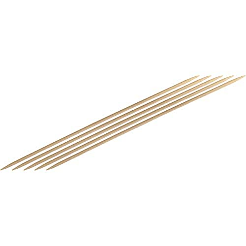 KnitPro K22104 Strumpfstricknadeln, Bamboo, Natur, 15 x 0.28 x 0.28 cm, 5 Count von KnitPro