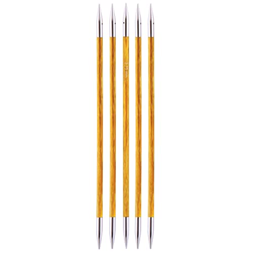 KnitPro 29008 Sockenstricknadel, Holz / Messing, orange, 15 x 0,38 x 0 von KnitPro