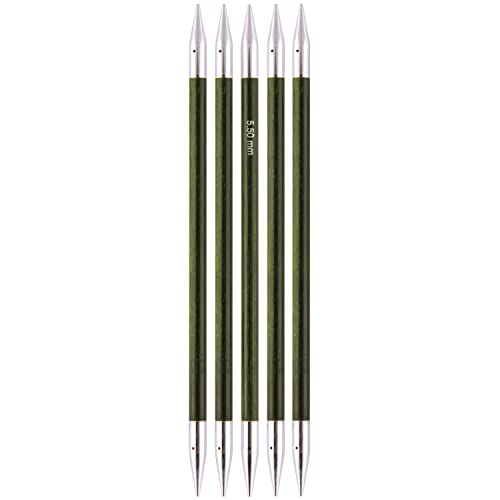 KnitPro 29014 Sockenstricknadel, Holz / Messing, violett, 15 x 0,65 x von KnitPro