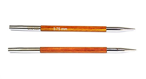KnitPro 29274 Rundstricknadel, Holz / Messing, orange, 12,5 x 0,38 x 0 von KnitPro