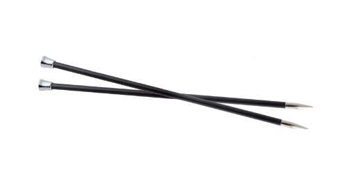 KnitPro K41282 Jackenstricknadeln, Schwarz, 2.5mm x 35cm, 2 von KnitPro