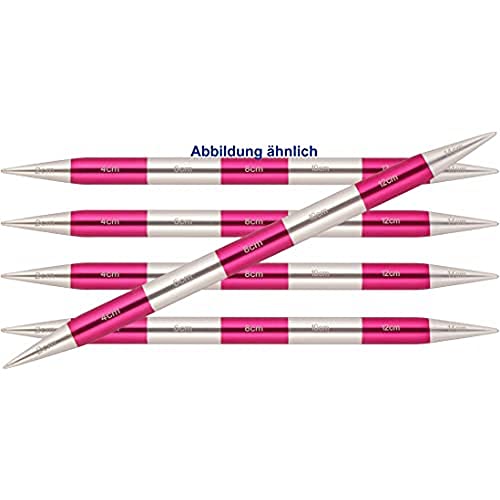 KnitPro 42013 SmartStix Nadelspiel, Metall, bunt, 14cm, 6mm von KnitPro