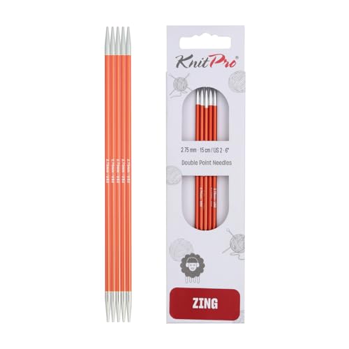 KnitPro Zing Nadelspiele 6" (15cm) | 2.75mm von KnitPro