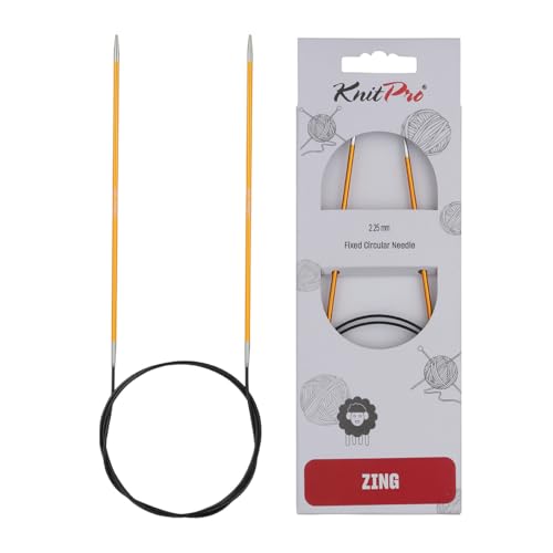 KnitPro K47122 Rundstricknadel, Metal, Gelb, 80cm / 2.25mm KnitPro K47122 Rundstricknadel, Metal, Gelb, 80cm / 2.25mm von KnitPro