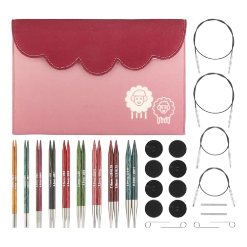 KnitPro Dreamz Austauschbare Nadelspitzen 13cm Set Deluxe - 1Stk von KnitPro
