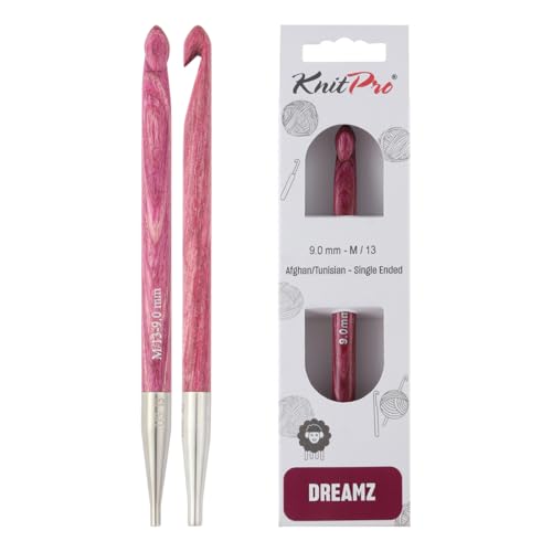 KnitPro Dreamz Afghanische/tunesische Häkelnadeln | 9 mm von KnitPro