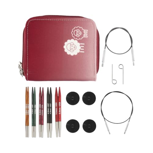 KnitPro Dreamz Starter Austauschbares Nadelspitzen Set 4" (10cm) | 5 Größen (3mm bis 5mm) KnitPro Dreamz Starter Austauschbares Nadelspitzen Set 4" (10cm) | 5 Größen (3mm bis 5mm) von KnitPro