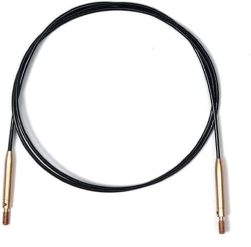 KnitPro K10574 Kabel, Schwarz/Gold, 80cm von KnitPro