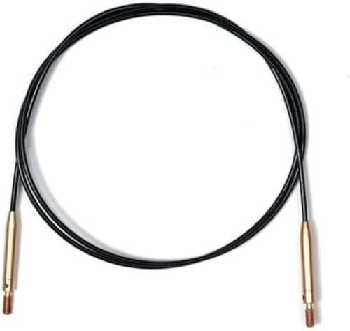KnitPro K10576 Kabel, Schwarz/Gold, 120cm von KnitPro