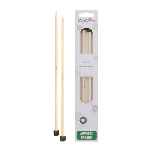 KnitPro K22310 Jackenstricknadeln, Bamboo, Braun, 25 cm x 5.5 mm, 2 Count KnitPro K22310 Jackenstricknadeln, Bamboo, Braun, 25 cm x 5.5 mm, 2 Count von KnitPro
