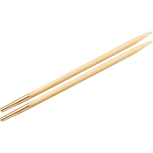 KnitPro K22403 Rundstricknadel, Bamboo, Natur, 12 x 0.4 x 0.4 cm, 2 Count von KnitPro