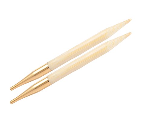 KnitPro K22409 Rundstricknadel, Bamboo, Natur, 12 x 0.7 x 0.7 cm, 2 Count von KnitPro