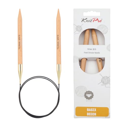 KnitPro Basix Beech Rundnadeln 32" (80cm) | 10mm von KnitPro