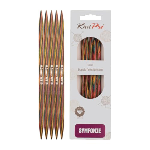 KnitPro K20144 Sockennadeln, Holz, Mehrfarbig, 6 mm KnitPro K20144 Sockennadeln, Holz, Mehrfarbig, 6 mm von KnitPro