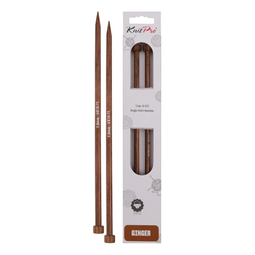 KnitPro KP31191 Stricknadeln, Holz, Sortiert, 35cm x 7mm von KnitPro