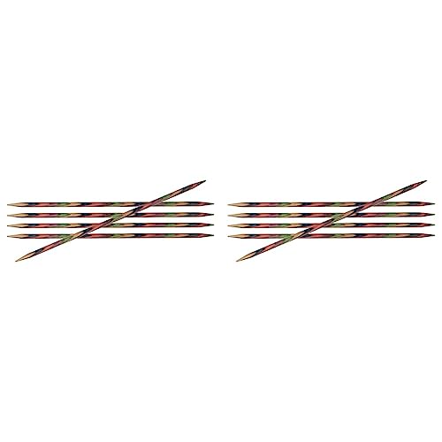 KnitPro Symfonie Wood Nadelspiel 4,5 mm 20cm & Holz - Nadelspiel 20 cm x 6 mm von KnitPro
