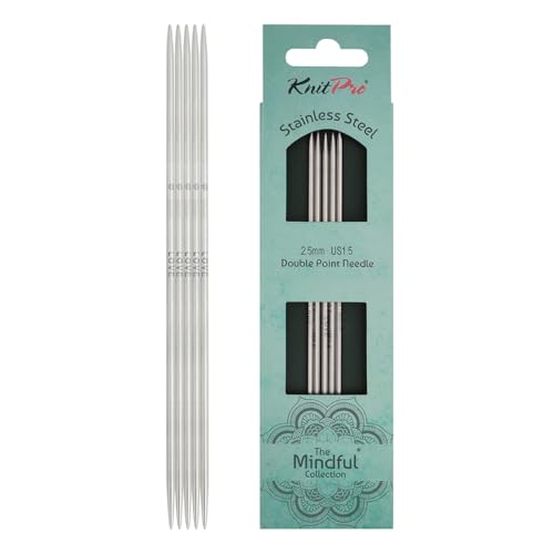 KnitPro K36003 Nadeln, Edelstahl, Silber, 15cm, 2.5mm, 5 Count KnitPro K36003 Nadeln, Edelstahl, Silber, 15cm, 2.5mm, 5 Count von KnitPro