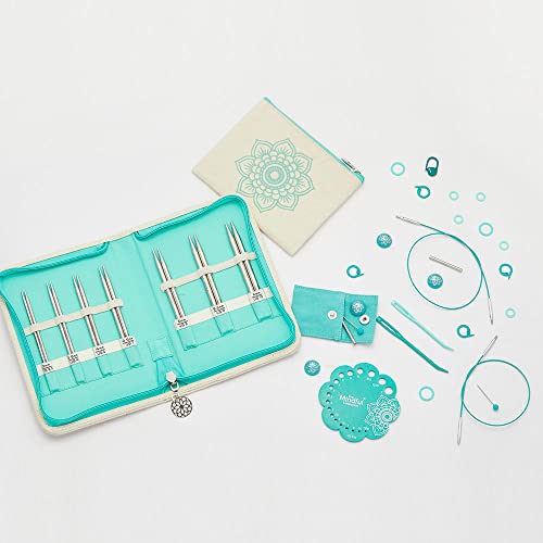 KnitPro Die Mindful Kollektion Kindness Austauschbare nadelspitzen Set 4" (10cm) I 7 Größen (3mm bis 6mm) KnitPro Die Mindful Kollektion Kindness Austauschbare nadelspitzen Set 4" (10cm) I 7 Größen (3mm bis 6mm) von KnitPro