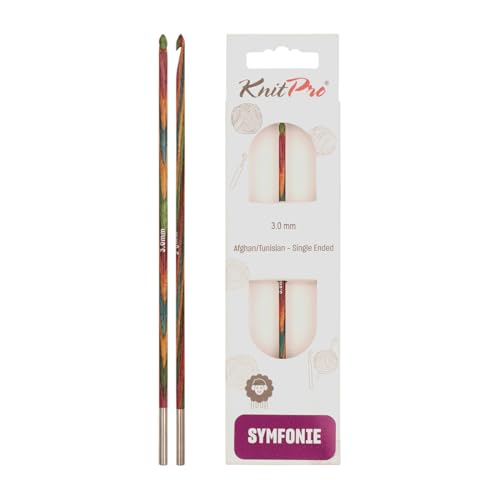 KnitPro Symfonie Afghanische/Tunesische Häkelnadeln | 3mm von KnitPro