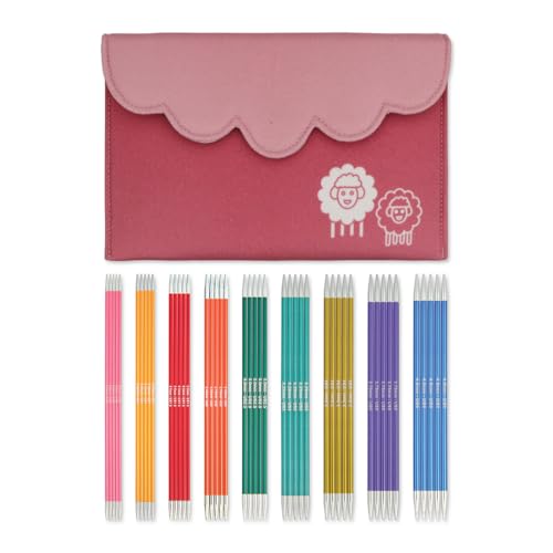 KnitPro Zing Deluxe Nadelspiele-Set 6" (15 cm) | 9 Größen (2 mm bis 4 mm) von KnitPro