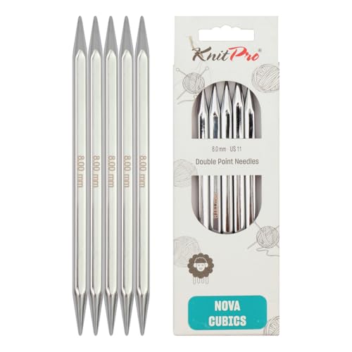 KnitPro Nova Cubics Nadelspiele 8" (20cm) | 8mm KnitPro Nova Cubics Nadelspiele 8" (20cm) | 8mm von KnitPro